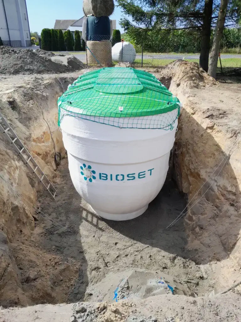 Oczyszczalnia komercyjna dla firmy w Piaskach